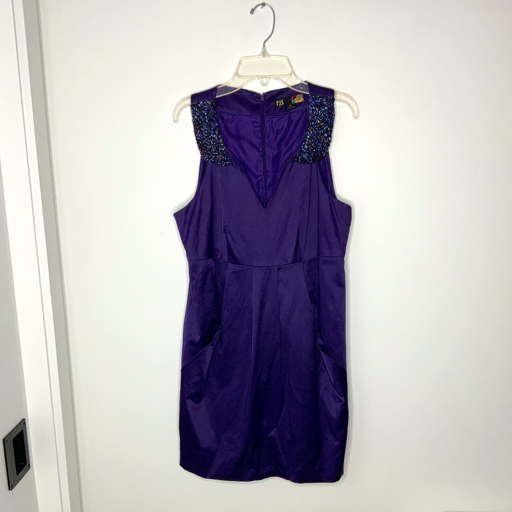 Purple Forever 21 Party Dress